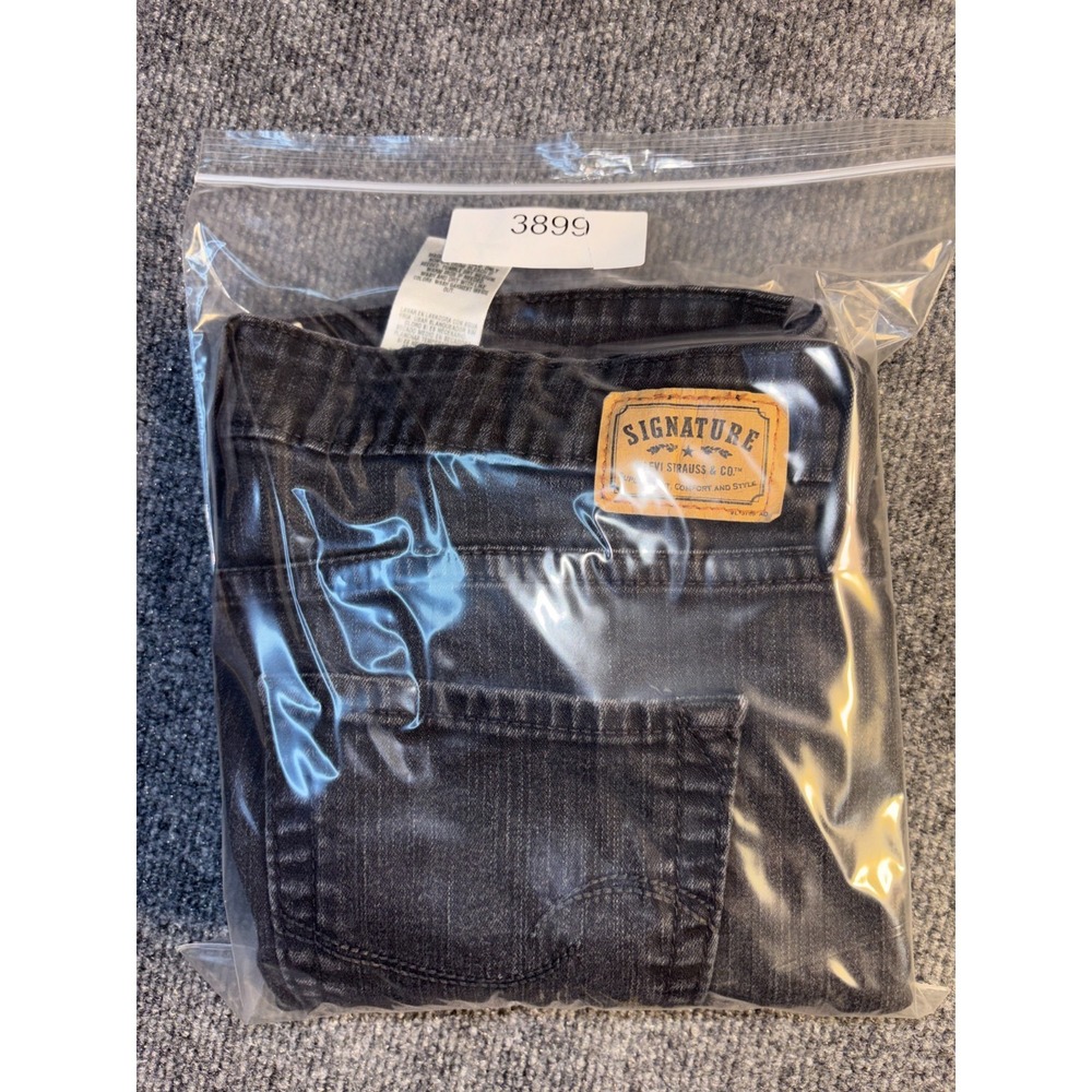 Levi's Bootcut Jeans Women's 12 Black Denim Mid-Rise Dark Wash Grunge Streetwear - Picture 13 of 13